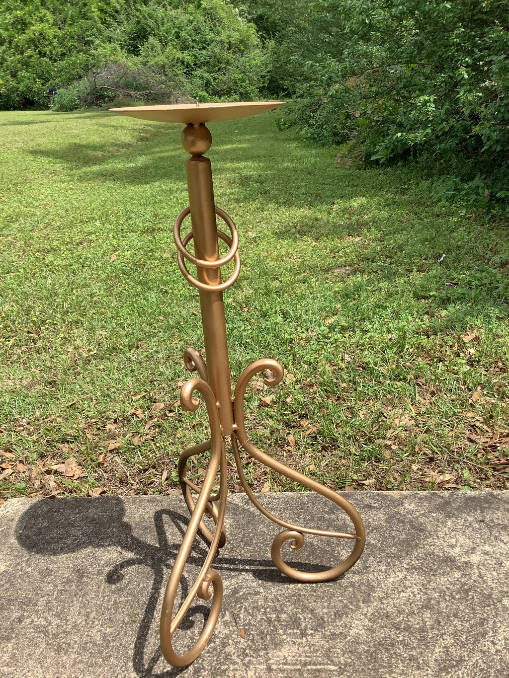 Gold Candle Holder