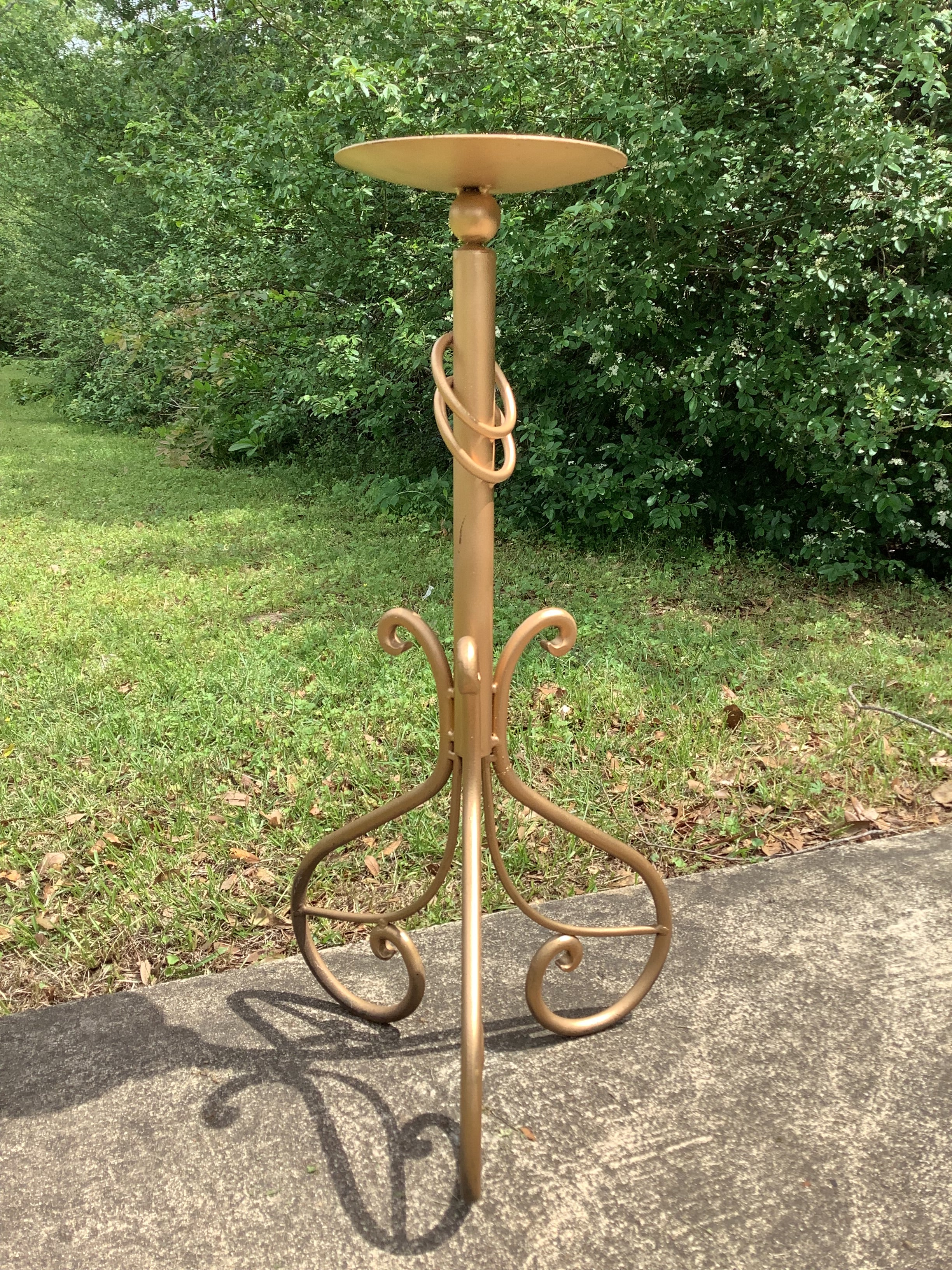 Gold Candle Holder