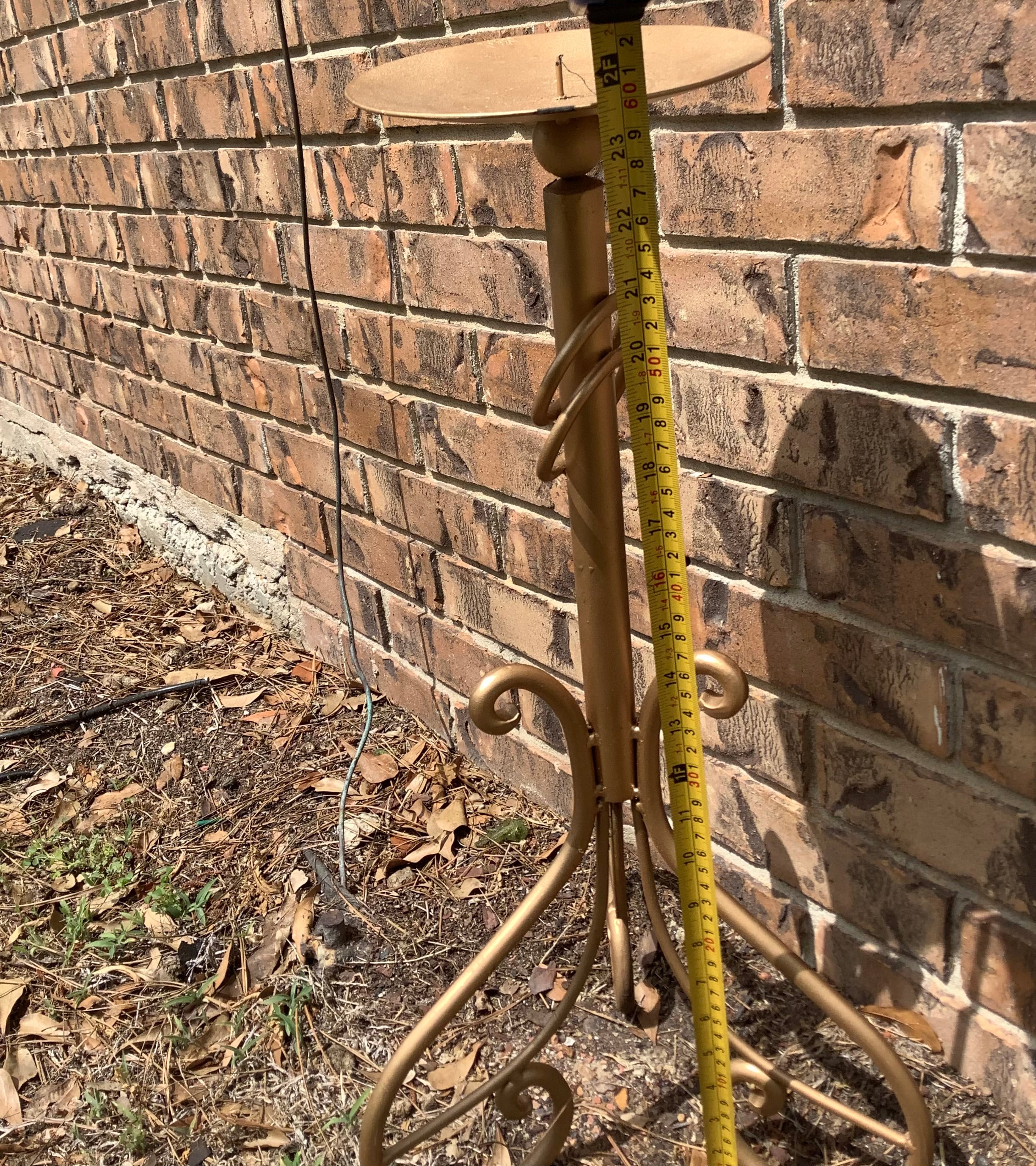 Gold Candle Holder