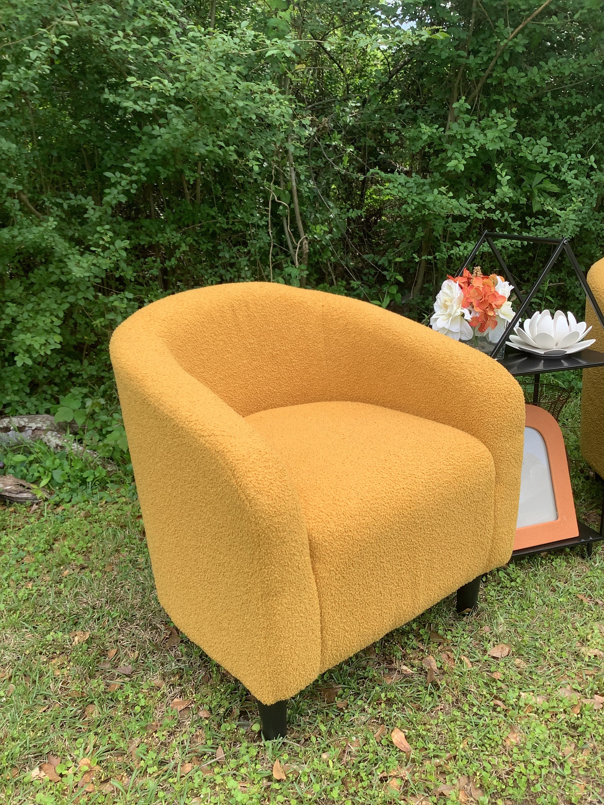 Mustard Accent Chairs (Chair Set of 4)